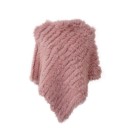 Ladies' Rabbit Fur Poncho P2256 8