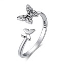 Ladies' Ring with Butterflies 2