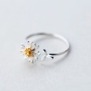 Ladies' Ring with Flower D1701 1