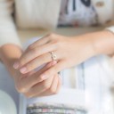 Ladies' Ring with Flower D1701 3