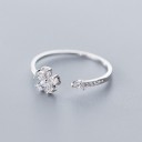 Ladies' Ring with Flower D2238 2
