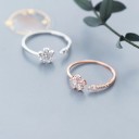 Ladies' Ring with Flower D2238 4