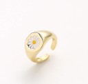 Ladies' Ring with Flower D2472 2