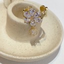 Ladies' Ring with Flower D2902 5