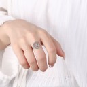 Ladies' Ring with Moon D1991 5