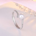 Ladies' Ring with Pearl D1099 5