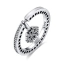 Ladies' Ring with Snowflake 2