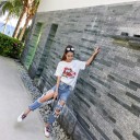 Ladies' Ripped Jeans A1 4