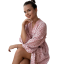 Ladies' Robe with Leopard Print 3
