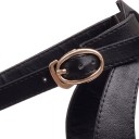 Ladies' Sandals with Buckle Genuine Leather 9