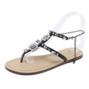 Ladies' Sandals with Gemstones 6
