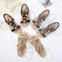 Ladies' Sandals with Rhinestones 7