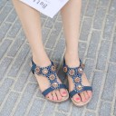 Ladies' Sandals with Rhinestones 12