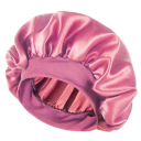 Ladies' Satin Shower Cap with Wide Brim, Silk, Satin, Universal Size 1