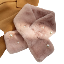 Ladies' Scarf 80–100 x 11.5 cm Plain Scarf Made of Faux Fur Soft Warm Fashionable Winter Accessory Elegant Comfortable Fur Scarf 14