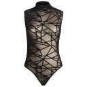 Ladies' Sheer Sleeveless Bodysuit B784 2