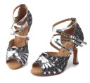 Ladies' Silver Dance Shoes 5