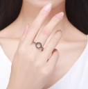 Ladies' Silver Elegant Ring 7