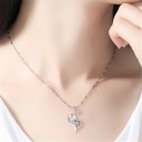 Ladies' Silver Heart Pendant J1224 5
