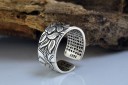 Ladies' Silver Ring Adjustable Size - ORNAMENT 1