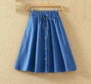 Ladies' Skirt with Buttons A1590 1