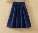 Ladies' Skirt with Buttons A1590 2