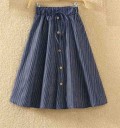 Ladies' Skirt with Buttons A1590 3