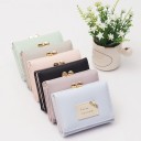Ladies' Small Wallet with Quote Ball Clasp in Metal Frame Decorative Patch with Pearl PU Leather and Polyester 11 x 8 x 2.5 cm 6