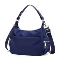 Ladies' Smaller Bag with Top Handle and Removable Wide Shoulder Strap Nylon Bag with Side Zip Pockets 26 x 13 x 20 cm 5