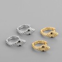 Ladies' Snake Hoop Earrings 4