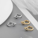 Ladies' Snake Hoop Earrings 5