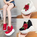 Ladies' Sneakers with Flower J1768 13