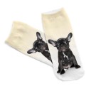 Ladies' Socks with 3D Print of Puppies 4