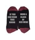 Ladies' Socks with a Humorous Caption J529 4