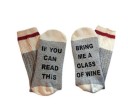 Ladies' Socks with a Humorous Caption J529 6