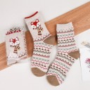 Ladies' Socks with Christmas Motifs - 2 Pairs 3