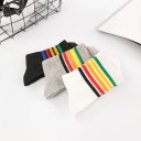 Ladies' Socks with Colourful Stripes 5