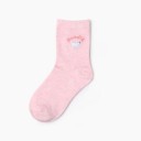 Ladies' Socks with Dog A897 4