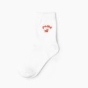 Ladies' Socks with Dog A897 7