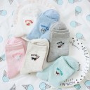 Ladies' Socks with Dog A897 10