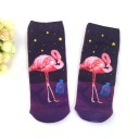 Ladies' Socks with Flamingos 2