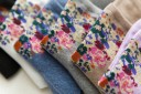 Ladies' Socks with Flowers 16