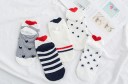 Ladies' Socks with Hearts - 5 Pairs 4