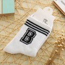 Ladies' Socks with Letters 6