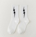 Ladies' Socks with Lightning 5