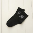 Ladies' Socks with Smiley Face 3