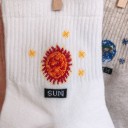 Ladies' Socks with Solar System Motifs 11