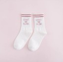 Ladies' Socks with Text 3