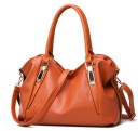Ladies' spacious shoulder bag with two handles Elegant handbag with detachable adjustable strap 32 x 10 x 27 cm 5