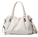 Ladies' spacious shoulder bag with two handles Elegant handbag with detachable adjustable strap 32 x 10 x 27 cm 1